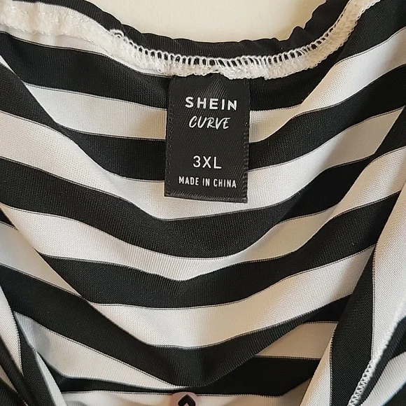 Shein Off Shoulder Front Knot Blouse - Picture 4 of 6